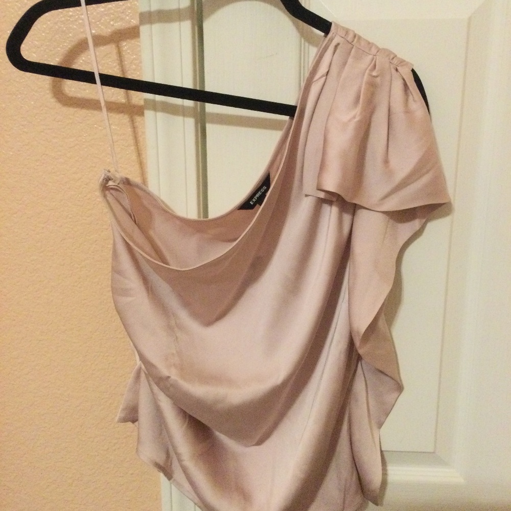 Beautiful beige off shoulder top